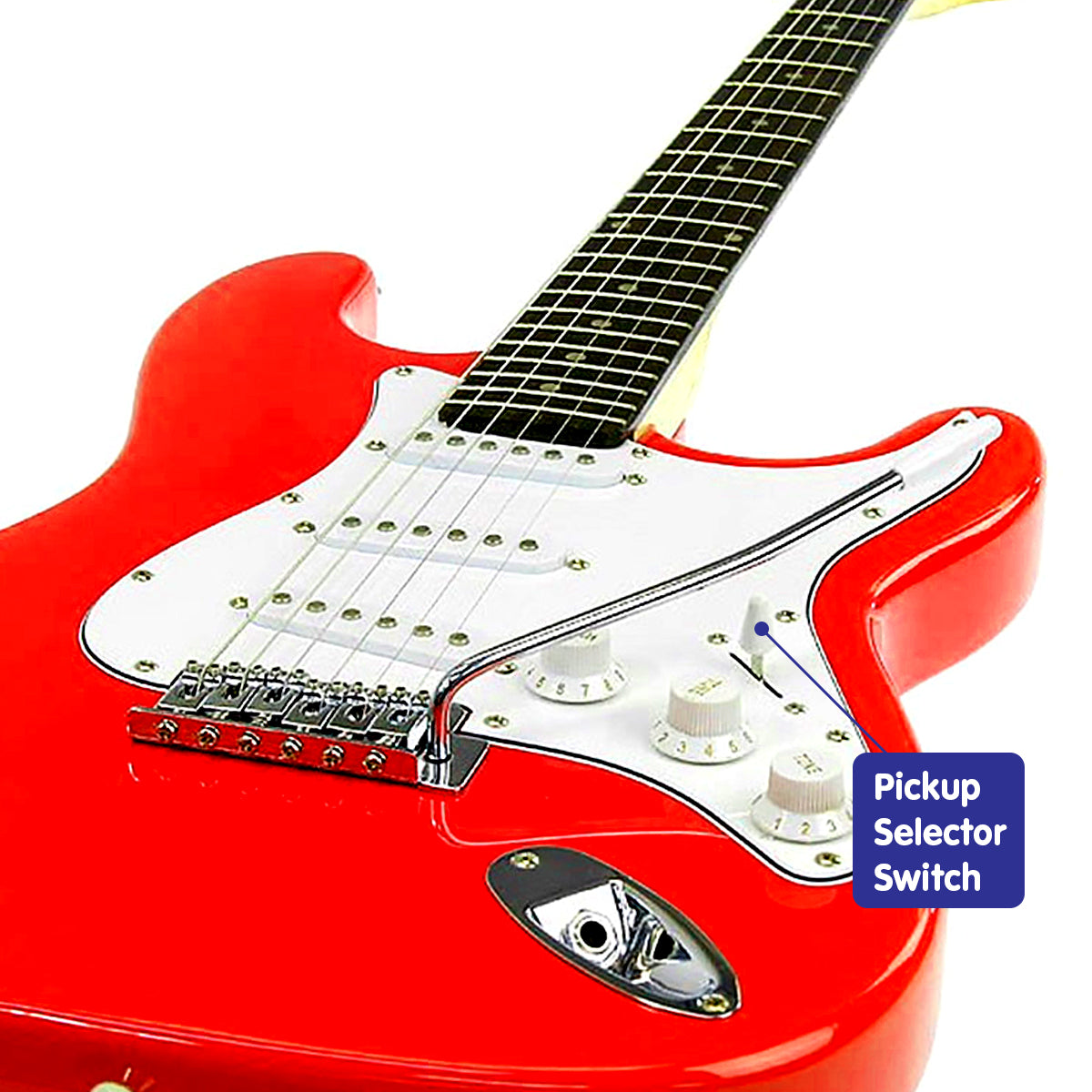 Karrera 39-Inch Electric Guitar in Stunning Red Finish