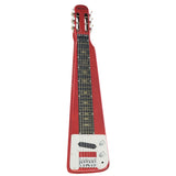 Karrera Metallic Red 6-String Electric Lap Steel Guitar