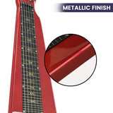 Karrera Metallic Red 6-String Electric Lap Steel Guitar