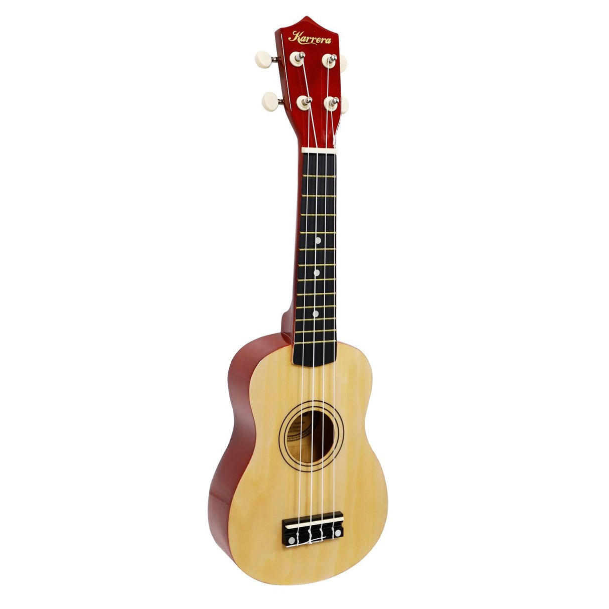 Karrera 21-Inch Natural Wood Ukulele