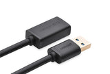 UGREEN 1m USB 3.0 Male to Female Extension Cable - Black (10368)