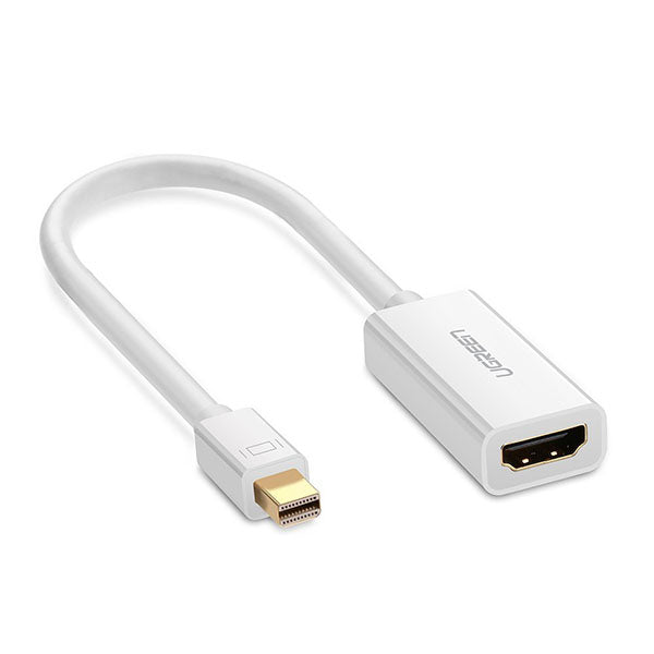 UGREEN 18CM Mini DisplayPort to HDMI Female Converter Cable (Model 10460)