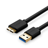 UGREEN 0.5M USB 3.0 A to Micro-B Cable - Fast Data Transfer and Charging - Black