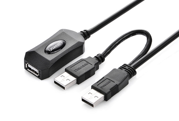 UGREEN 5M USB 2.0 Active Extension Cable with Power Support (Model 20213)