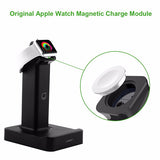 UGREEN MFi Certified Apple Watch Magnetic Charging Dock with Dual USB Ports - Black