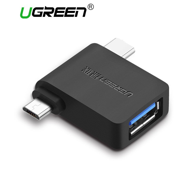 UGREEN 2-in-1 USB 3.0 Micro USB & Type-C Adapter (30453)