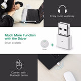 UGREEN Bluetooth 4.0 USB Adapter - Wireless Connectivity for PCs (White)