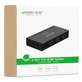 UGREEN 1x2 HDMI Splitter Amplifier - Black (Model 40201)