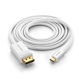 UGREEN 1.5m USB Type C to DisplayPort Cable (White) 40420