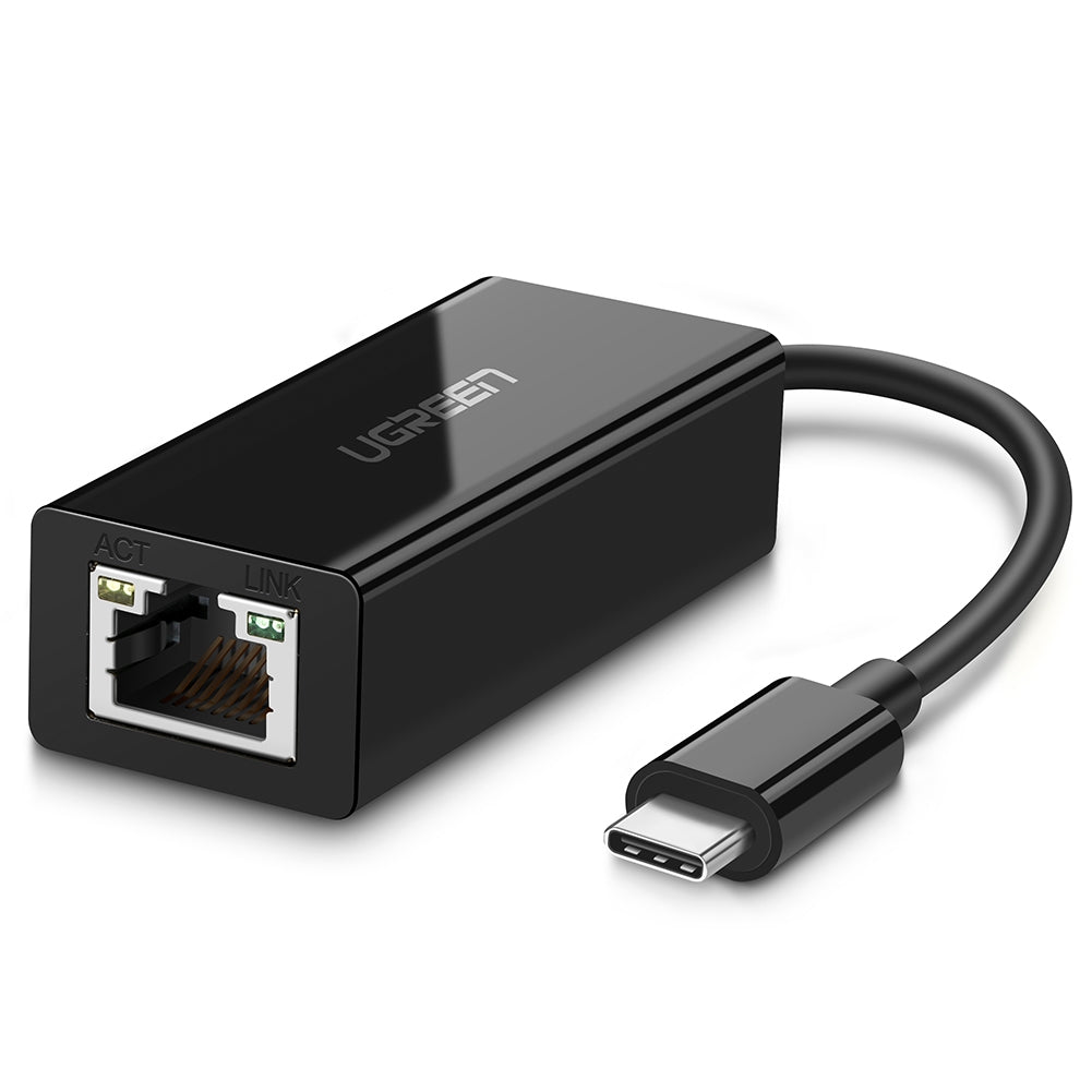 UGREEN USB-C Gigabit Ethernet Adapter (Black) 50307