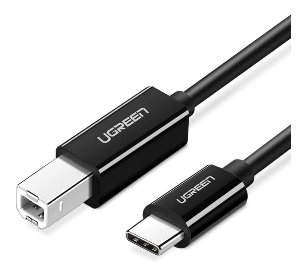 UGREEN 2m USB-C to USB 2.0 Printer Cable (Black) 50446