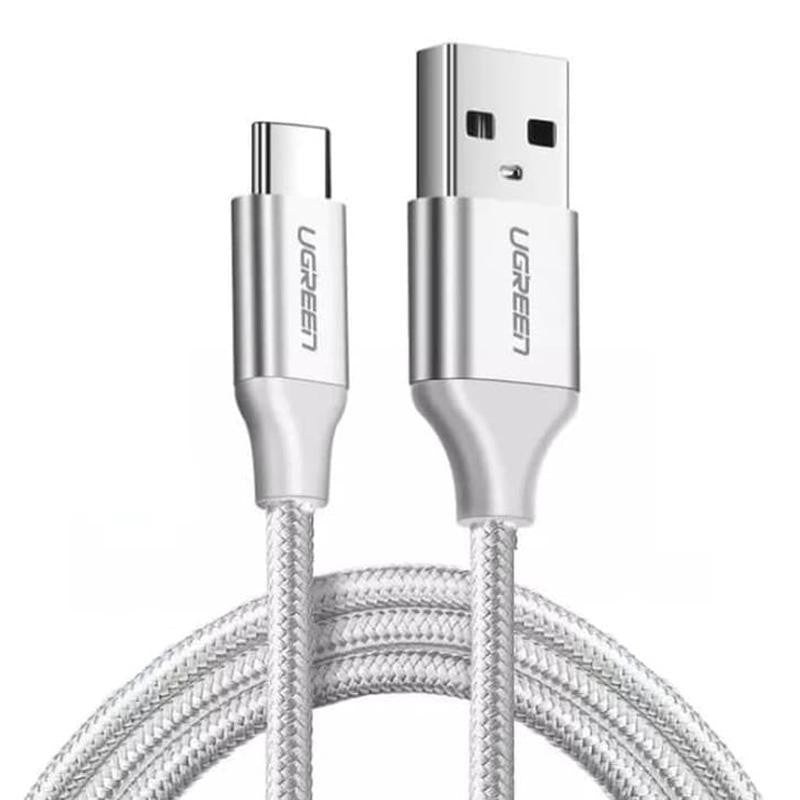 UGREEN 60121 1M USB 2.0 Type-A to Type-C Male Charging Cable - White