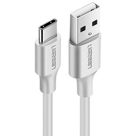 UGREEN 60123 2M USB 2.0 Type-A to Type-C Male Cable (Premium White)