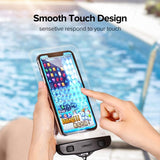 UGREEN Universal Waterproof Phone Case for Smartphones up to 6.5 inches - 2 Pack