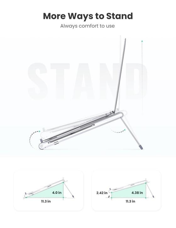 Adjustable Ergonomic Aluminum Laptop Stand by UGREEN 80705