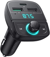 UGREEN Bluetooth 5.0 Hands-Free FM Transmitter for Cars