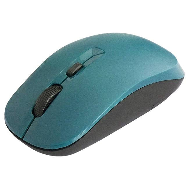 CLiPtec SMOOTH MAX 1600DPI 2.4GHz Wireless Optical Mouse - Aqua Blue