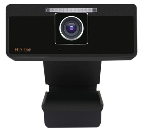 Premium Full HD 720P USB 2.0 Webcam in Black