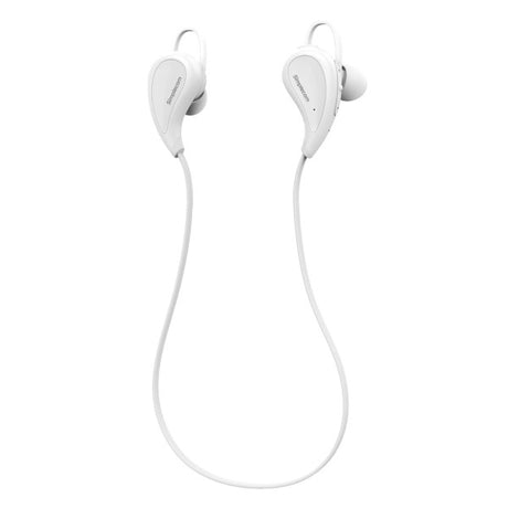 Simplecom BH330 Wireless Sports Earbuds - Bluetooth 4.1 Stereo Headphones in White