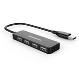 Simplecom CH241 Ultra Compact 4-Port USB 2.0 Hub for High-Speed Connectivity