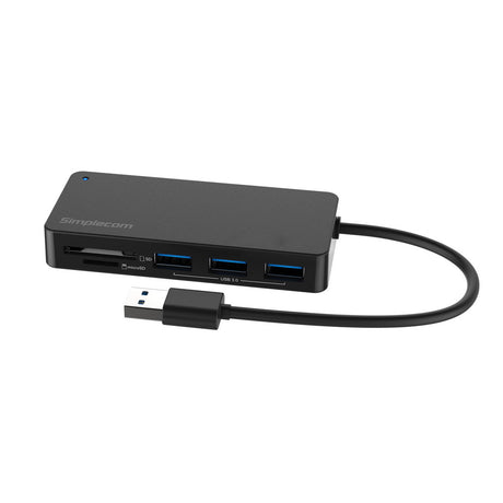 Simplecom CH368 3-in-1 USB 3.0 Hub with Dual SD/MicroSD Card Reader