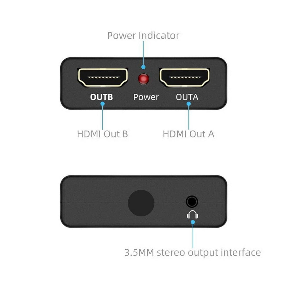 USB 3.0 Dual HDMI Display Adapter for Extended Dual Screens