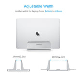 Adjustable Aluminum Laptop Stand for MacBook & Tablets by CHOETECH H038 - Front View