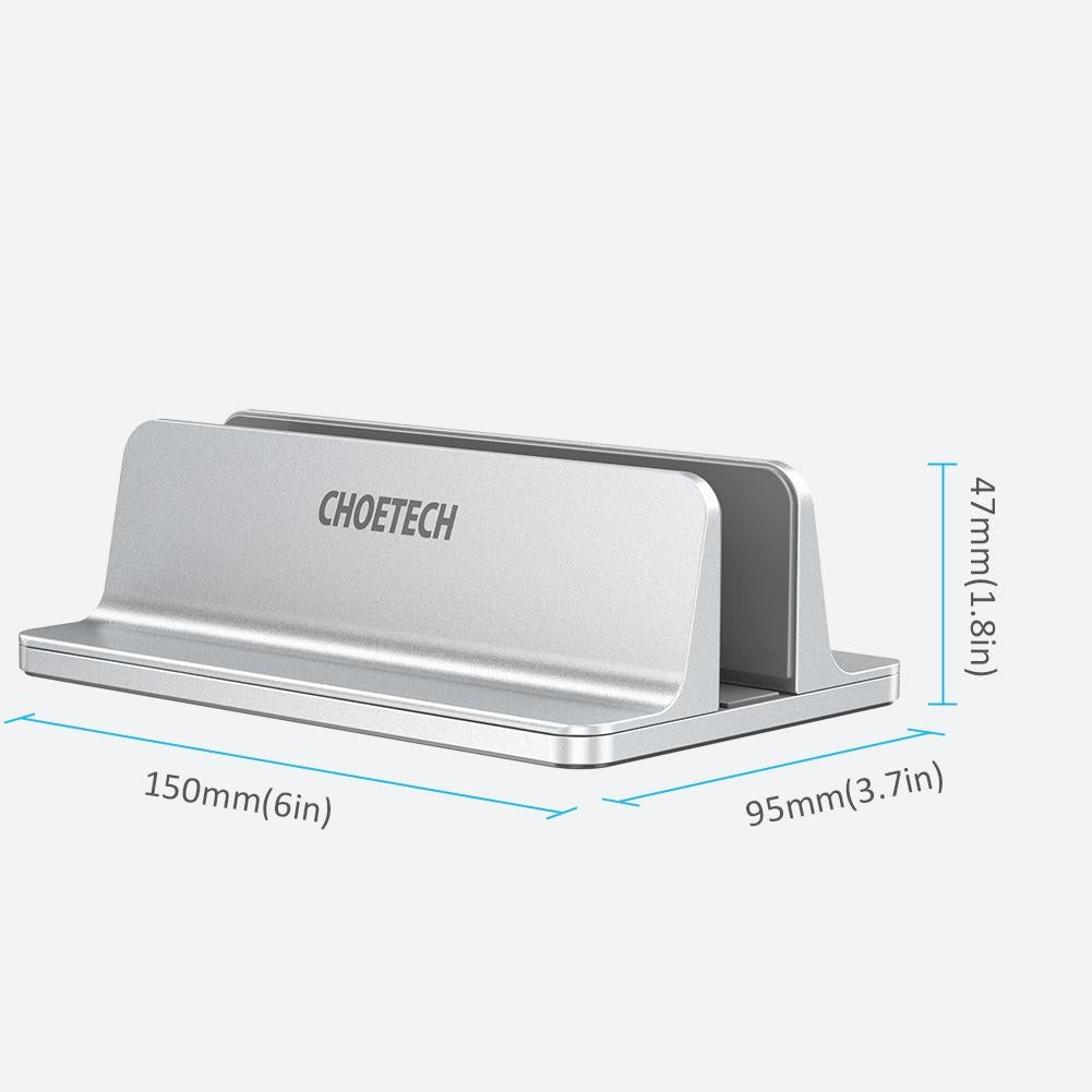 Adjustable Aluminum Laptop Stand for MacBook & Tablets by CHOETECH H038