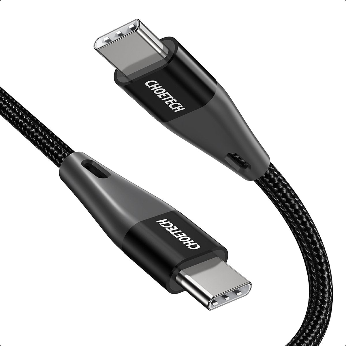 CHOETECH 60W USB-C M to M Fast Charging Cable 1.2m - 2 Pack (Model MIX00086)