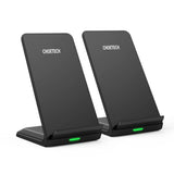 CHOETECH T524S Dual Fast Wireless Charging Stand 10W Qi-Certified 2-Pack