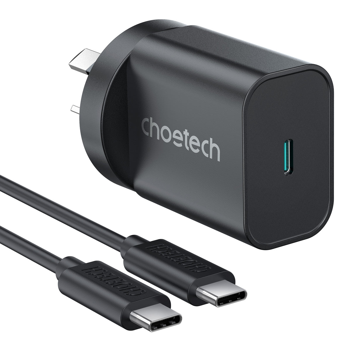 CHOETECH 25W PD Fast Charging USB-C Charger with 2m Cable