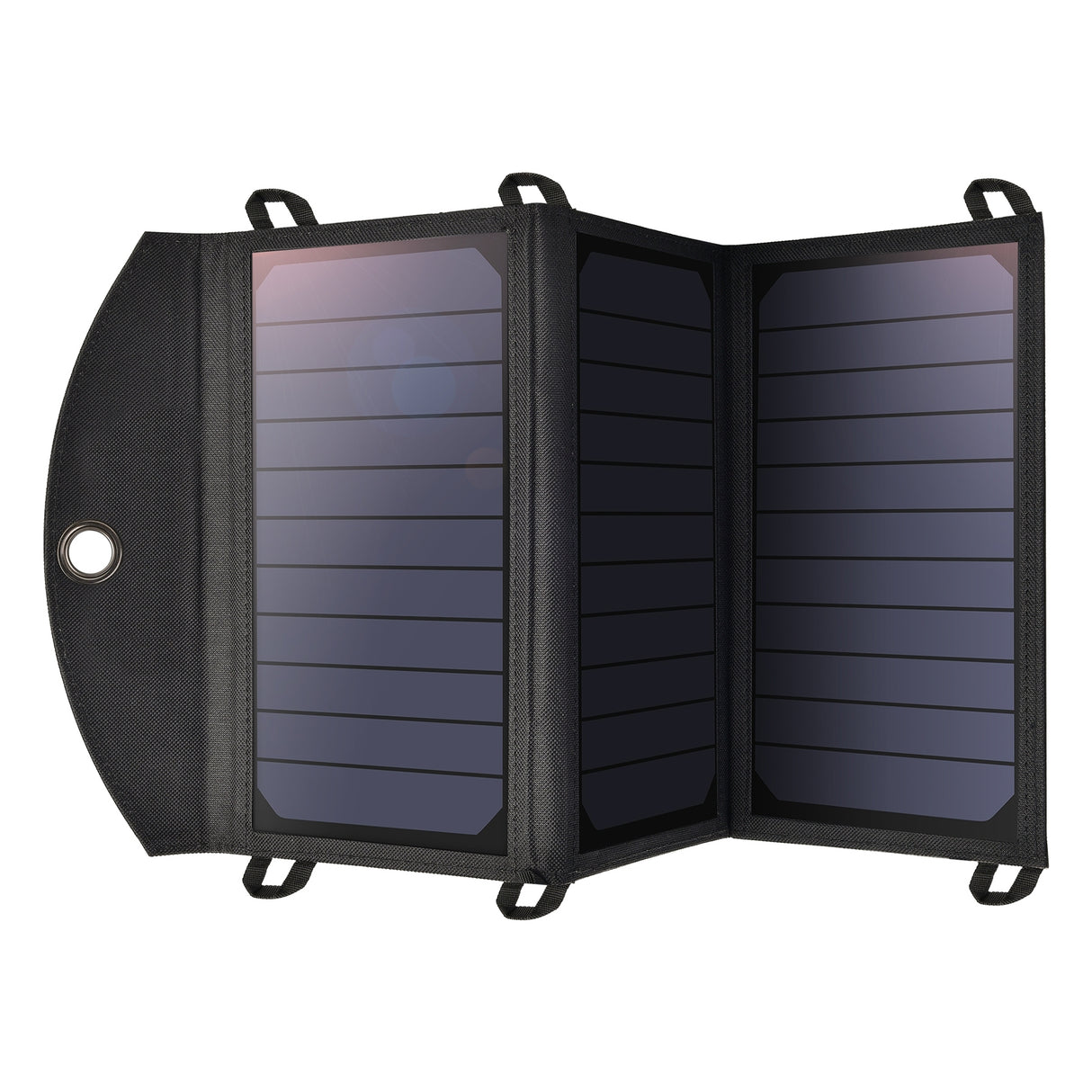 CHOETECH SC001 19W Dual USB Solar Charger - Lightweight SunPower Panel for Camping and Outdoor Adventures