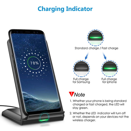 CHOETECH T524S 10W/7.5W Rapid Wireless Charging Stand