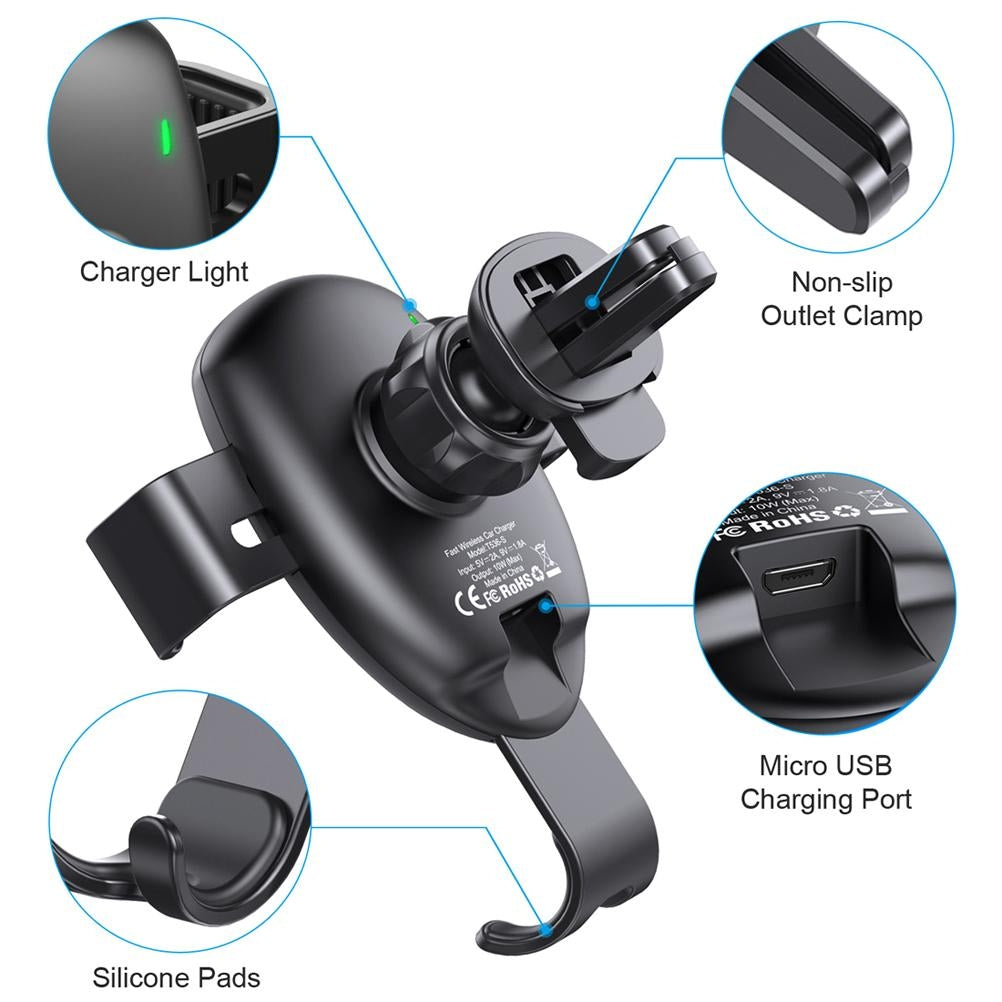 CHOETECH T536-S Rapid Charge Wireless Car Phone Holder