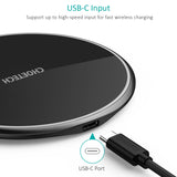 CHOETECH T559-F Fast Wireless Charging Pad with QC 3.0 AC Adapter