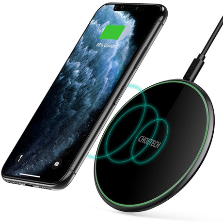 CHOETECH T559-F Fast Wireless Charging Pad with QC 3.0 AC Adapter