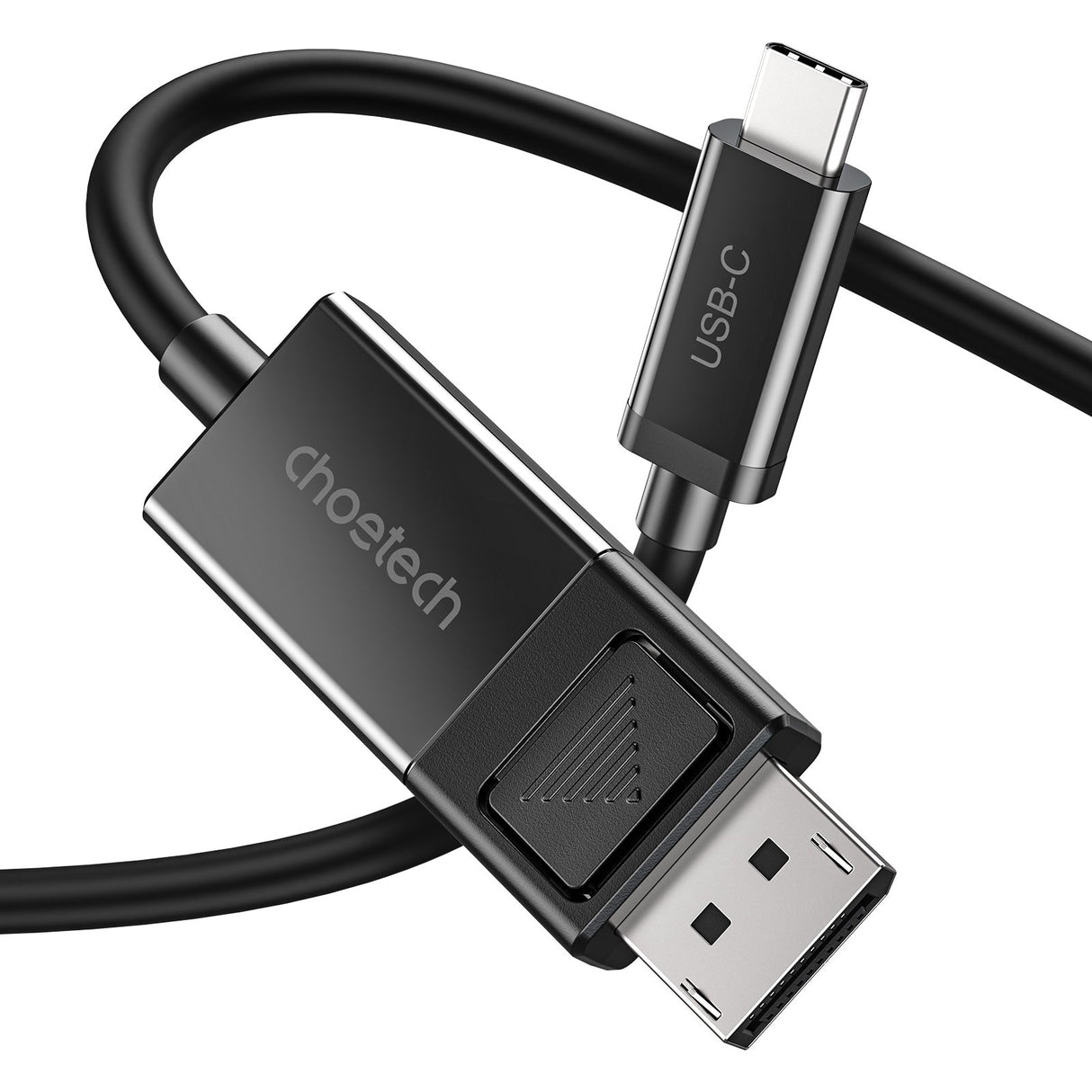 CHOETECH 8K USB-C to DisplayPort Cable - 1.8M, Two-Way Transmission, 30Hz Refresh Rate