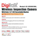 Wireless Endoscope Inspection Camera with LCD Monitor - Front View