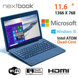 Nextbook 11.6" Windows 10 Tablet PC with 64GB Storage and HDMI Output (M1106BFD)