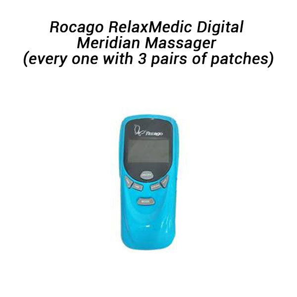 Rocago RelaxMedic Advanced Digital Meridian Therapy Massager with 3 Patch Pairs