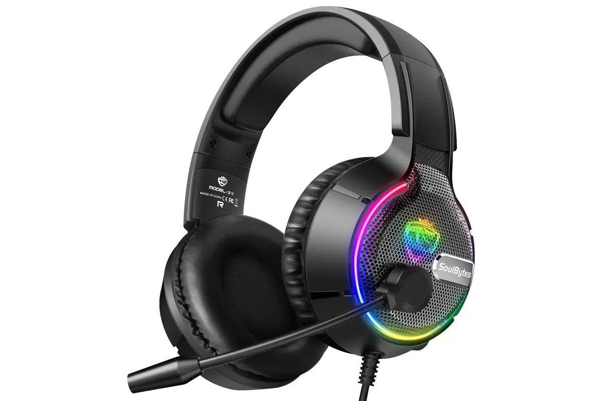 SoulBytes S19 RGB Gaming Headset with Noise-Cancelling Microphone