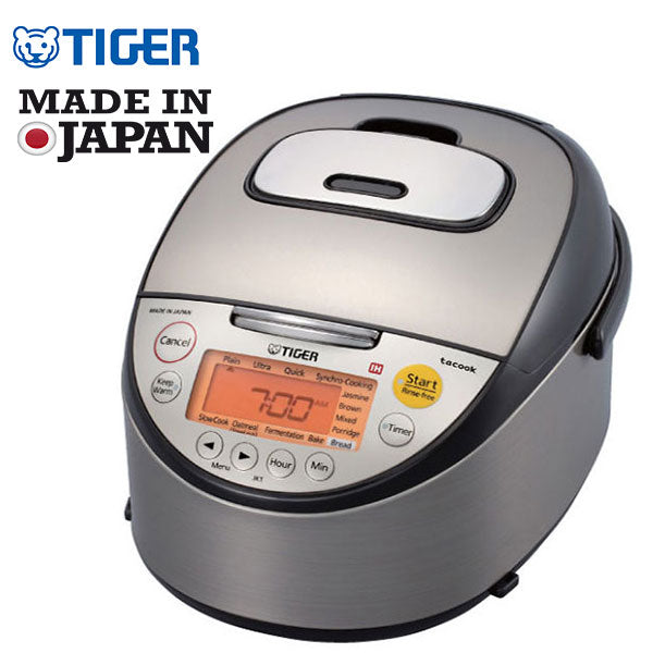 TIGER 10-Cup Induction Heating Rice Cooker with Ceramic Pot (Made in Japan) JKT-S18A