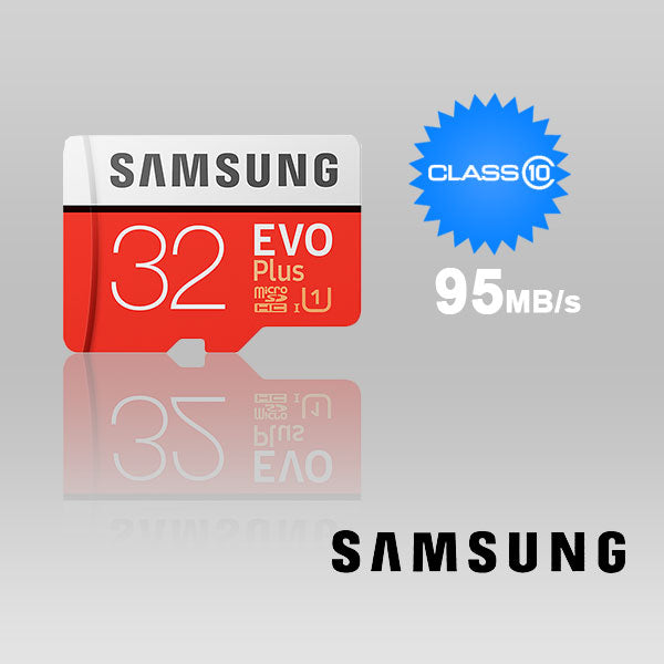 SAMSUNG 32GB UHS-I Plus EVO CLASS 10 U1 Memory Card - 95MB/s Read Speed Without Adapter