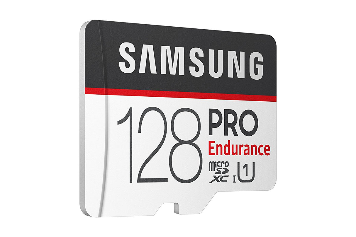 SAMSUNG PRO ENDURANCE 128GB UHS-I MicroSD Card with SD Adapter for Video Monitoring Cameras