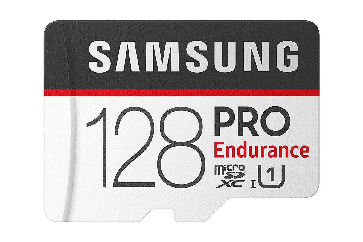 SAMSUNG PRO ENDURANCE 128GB UHS-I MicroSD Card with SD Adapter for Video Monitoring Cameras