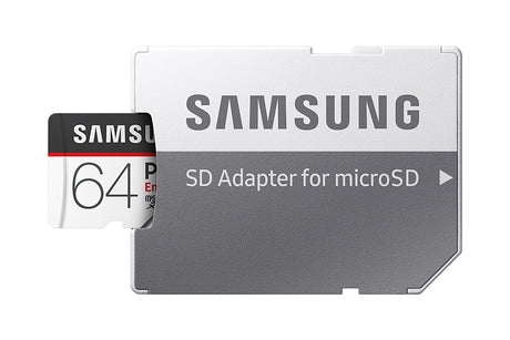 SAMSUNG PRO ENDURANCE 64GB UHS-I Class 10 MicroSD Card with SD Adapter - Perfect for Video Monitoring and Surveillance