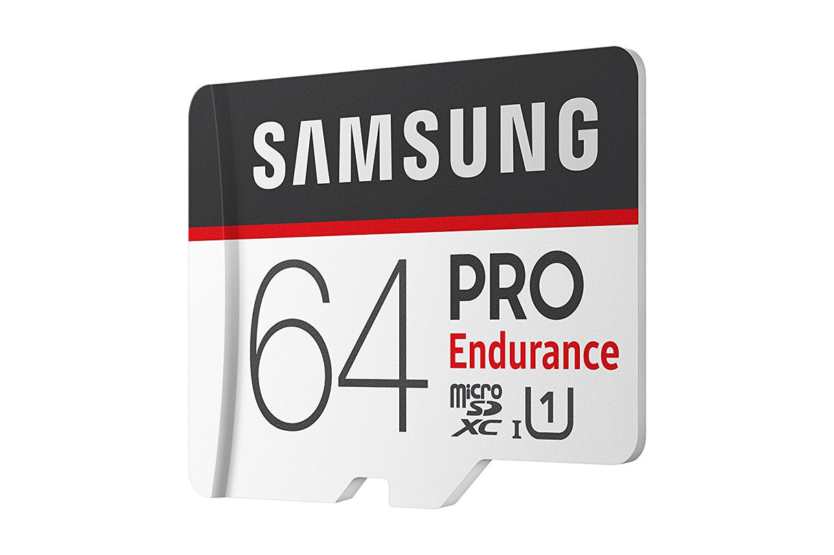 SAMSUNG PRO ENDURANCE 64GB UHS-I Class 10 MicroSD Card with SD Adapter - Perfect for Video Monitoring and Surveillance