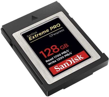 SanDisk 128GB Extreme PRO CFexpress Type B Card - High-Speed 1700MB/s Read & 1200MB/s Write