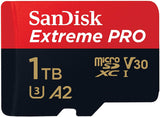 SanDisk Extreme Pro 1TB microSDXC Card with SD Adapter - 170MB/s Speed for 4K UHD and App Performance