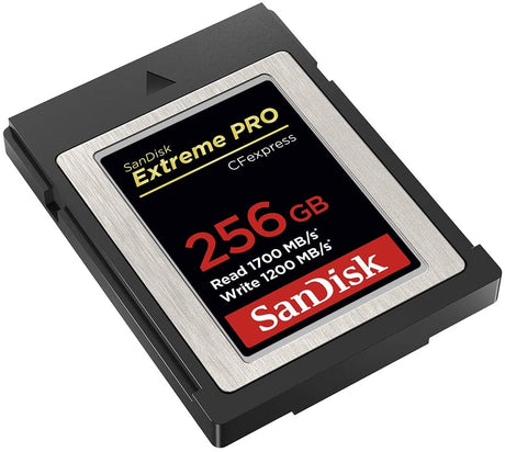 SanDisk 256GB Extreme PRO CFexpress Card Type B - Unmatched Performance for 4K Video Capture